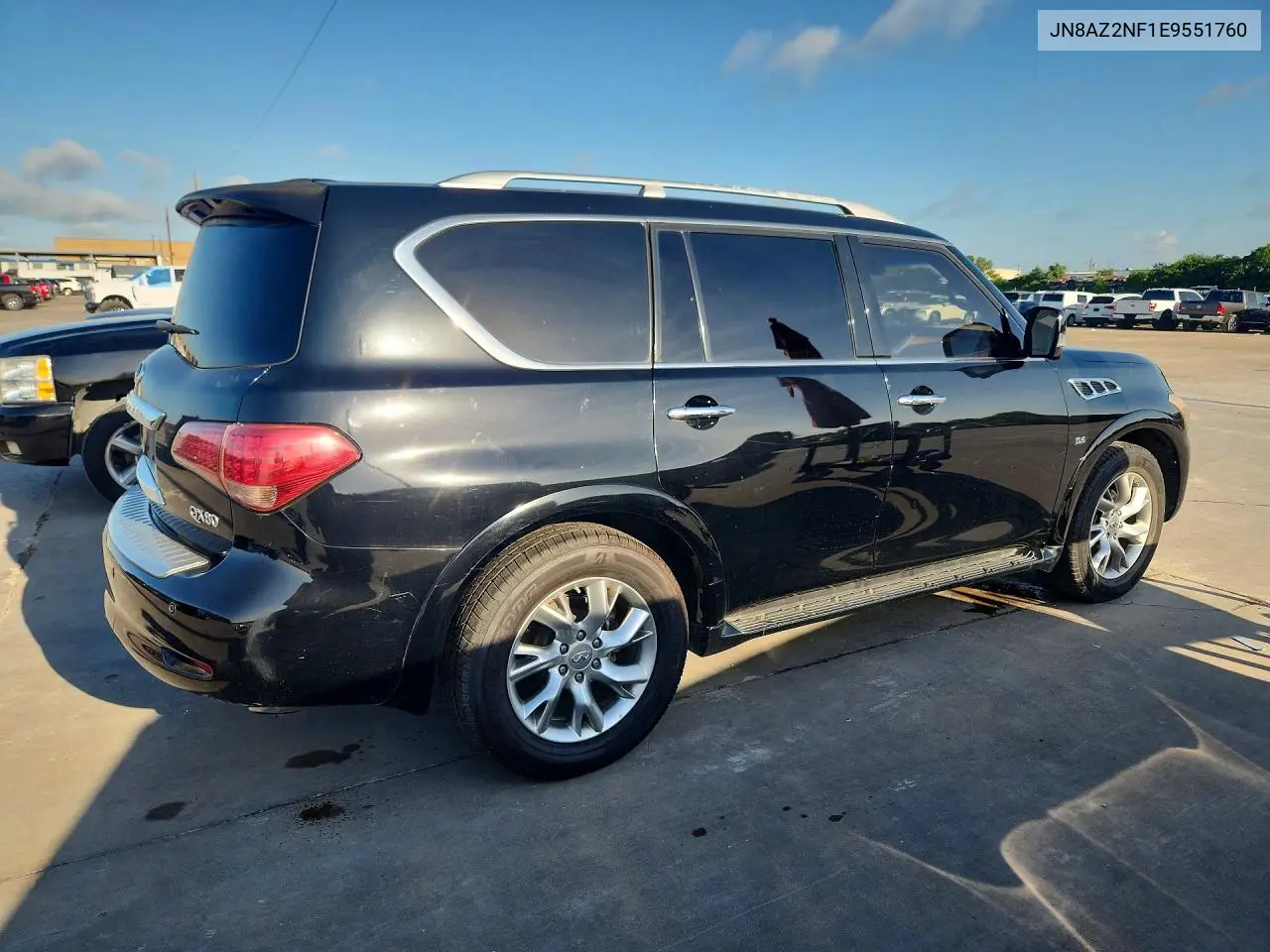 2014 Infiniti Qx80 Base VIN: JN8AZ2NF1E9551760 Lot: 57145226