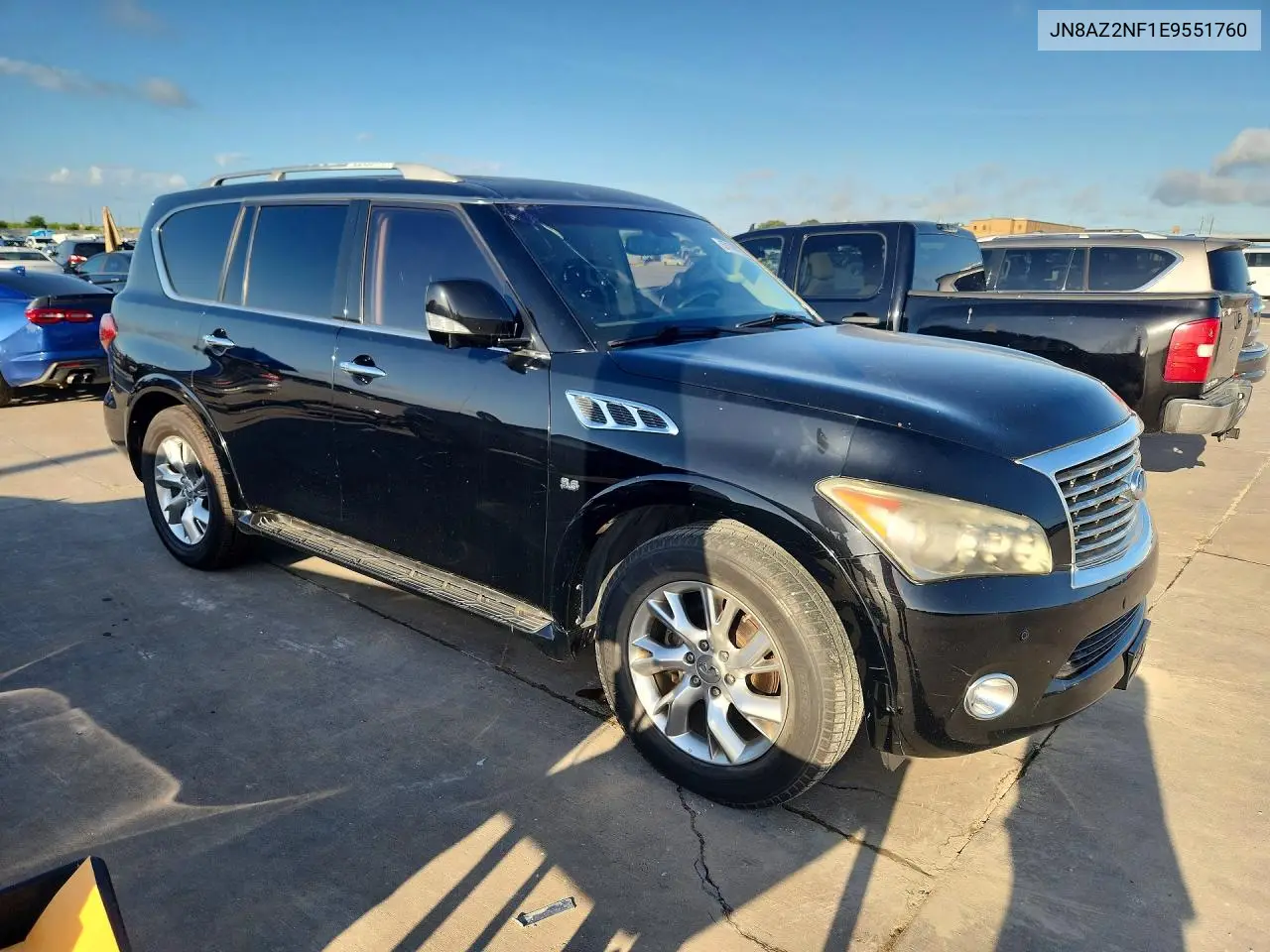 2014 Infiniti Qx80 Base VIN: JN8AZ2NF1E9551760 Lot: 57145226