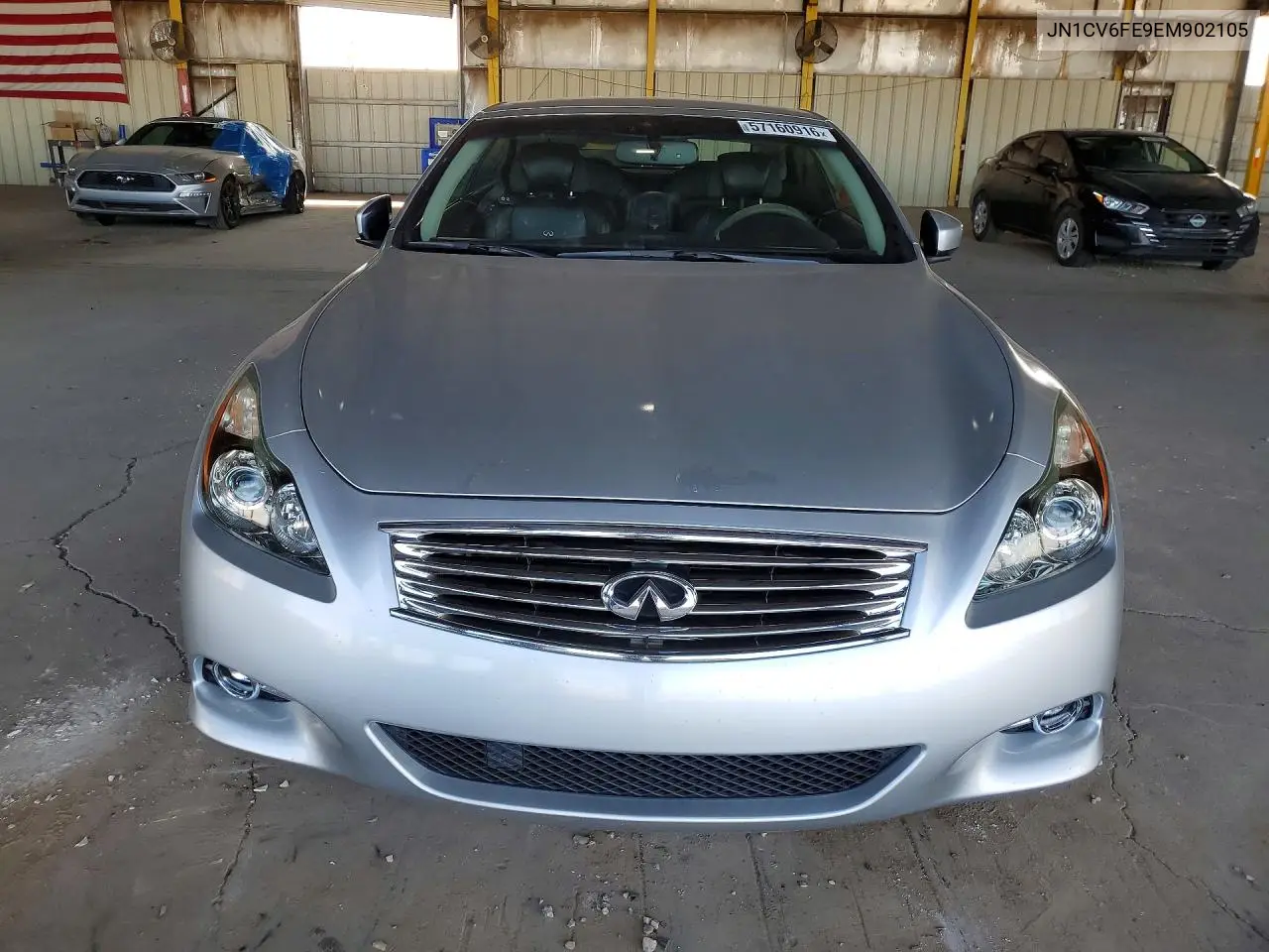 2014 Infiniti Q60 Convertible Base VIN: JN1CV6FE9EM902105 Lot: 57160916