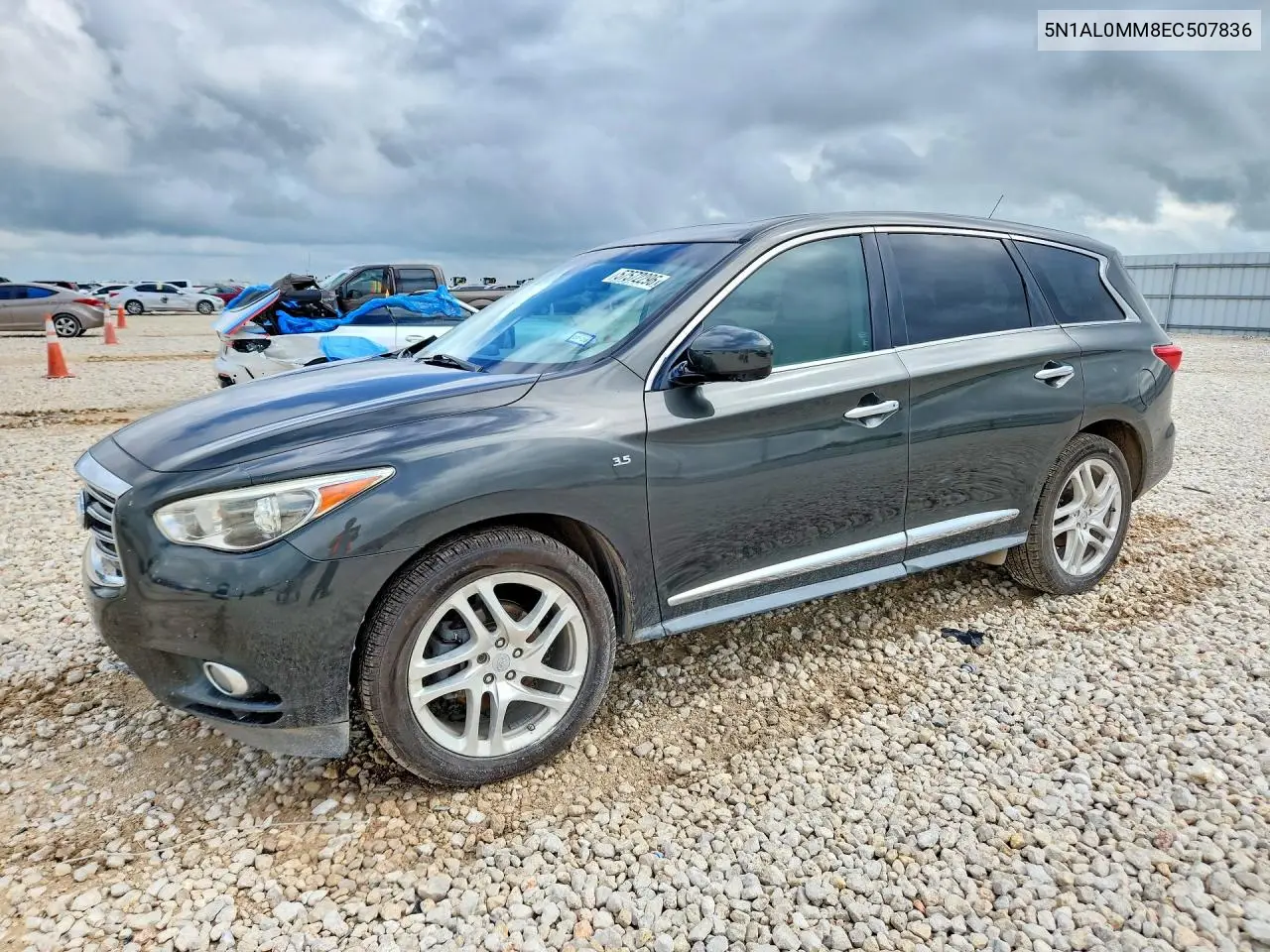 2014 Infiniti Qx60 Base VIN: 5N1AL0MM8EC507836 Lot: 57572296