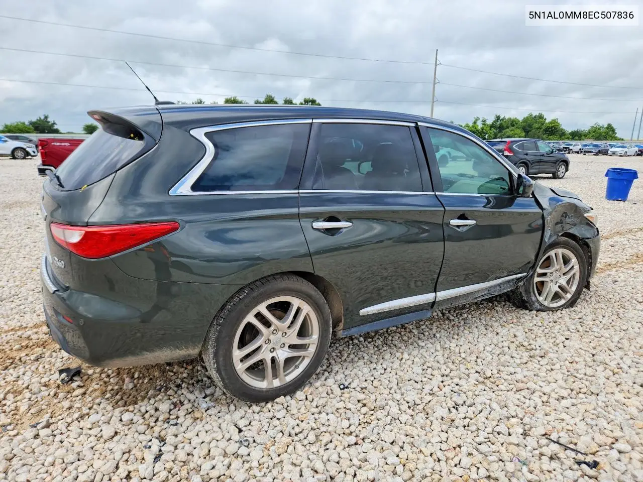 2014 Infiniti Qx60 Base VIN: 5N1AL0MM8EC507836 Lot: 57572296