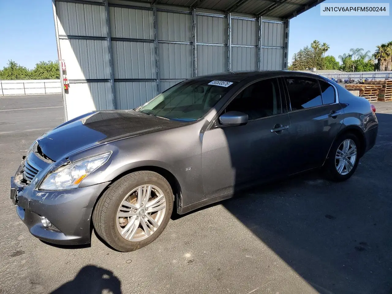 2015 Infiniti Q40 Base VIN: JN1CV6AP4FM500244 Lot: 50533576