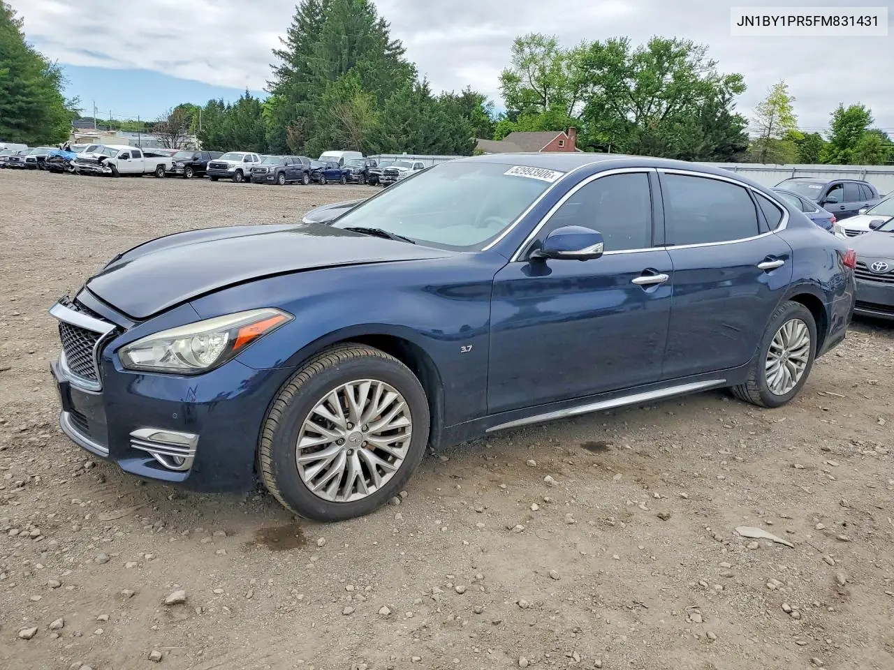 2015 Infiniti Q70L 3.7 VIN: JN1BY1PR5FM831431 Lot: 52993906