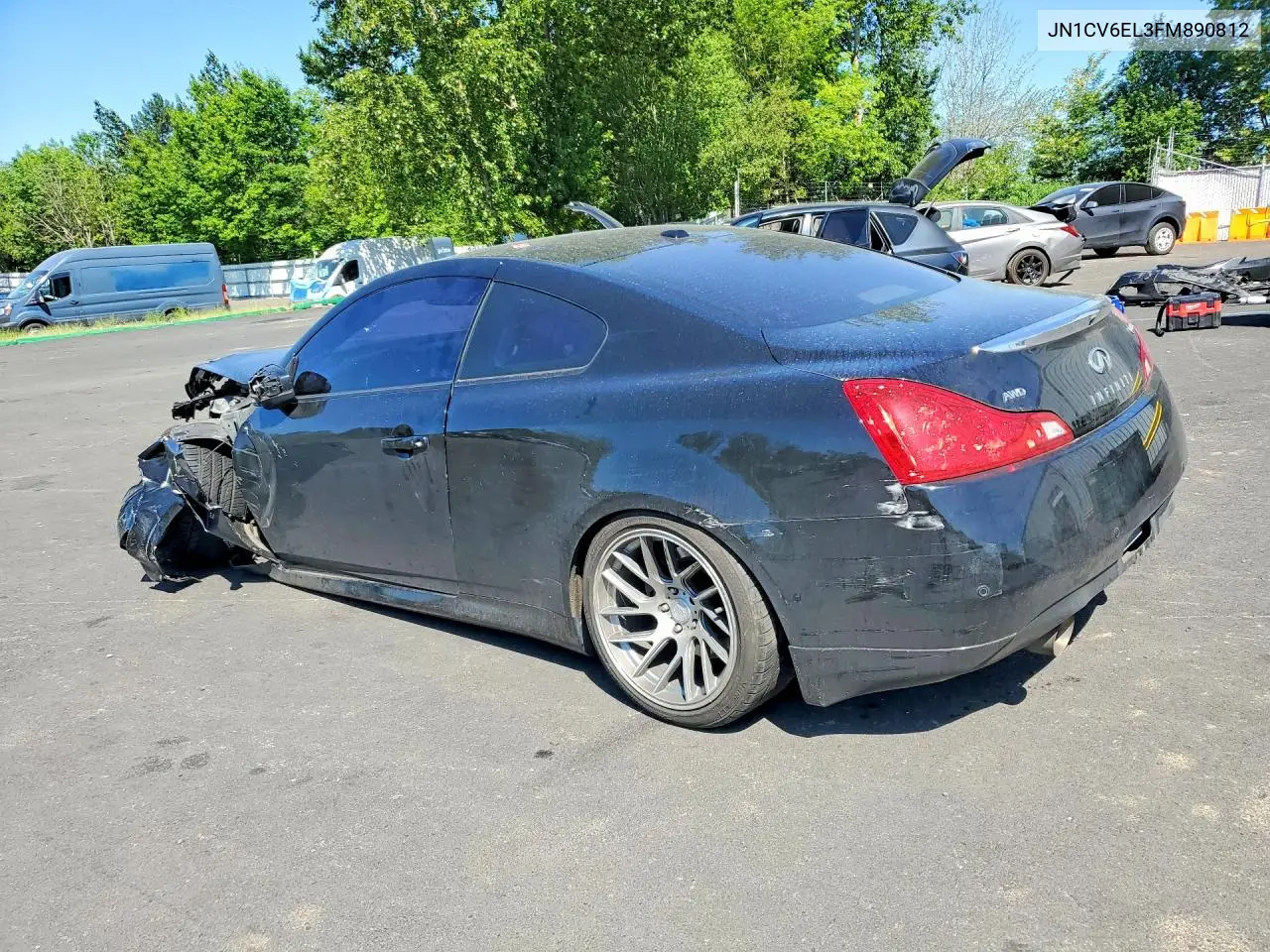 2015 Infiniti Q60 Coupe Base VIN: JN1CV6EL3FM890812 Lot: 53266896