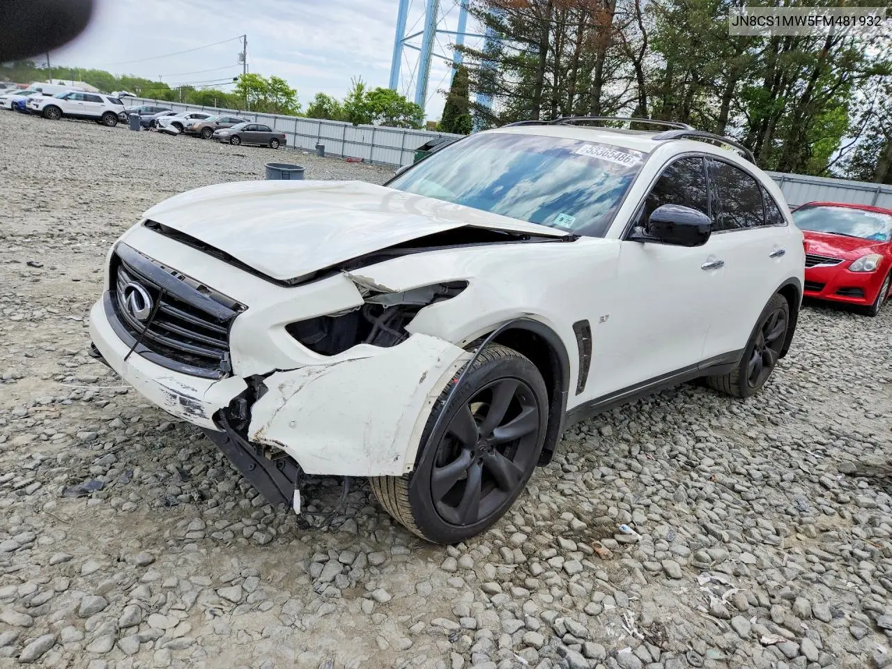 2015 Infiniti Qx70 Base VIN: JN8CS1MW5FM481932 Lot: 53365486