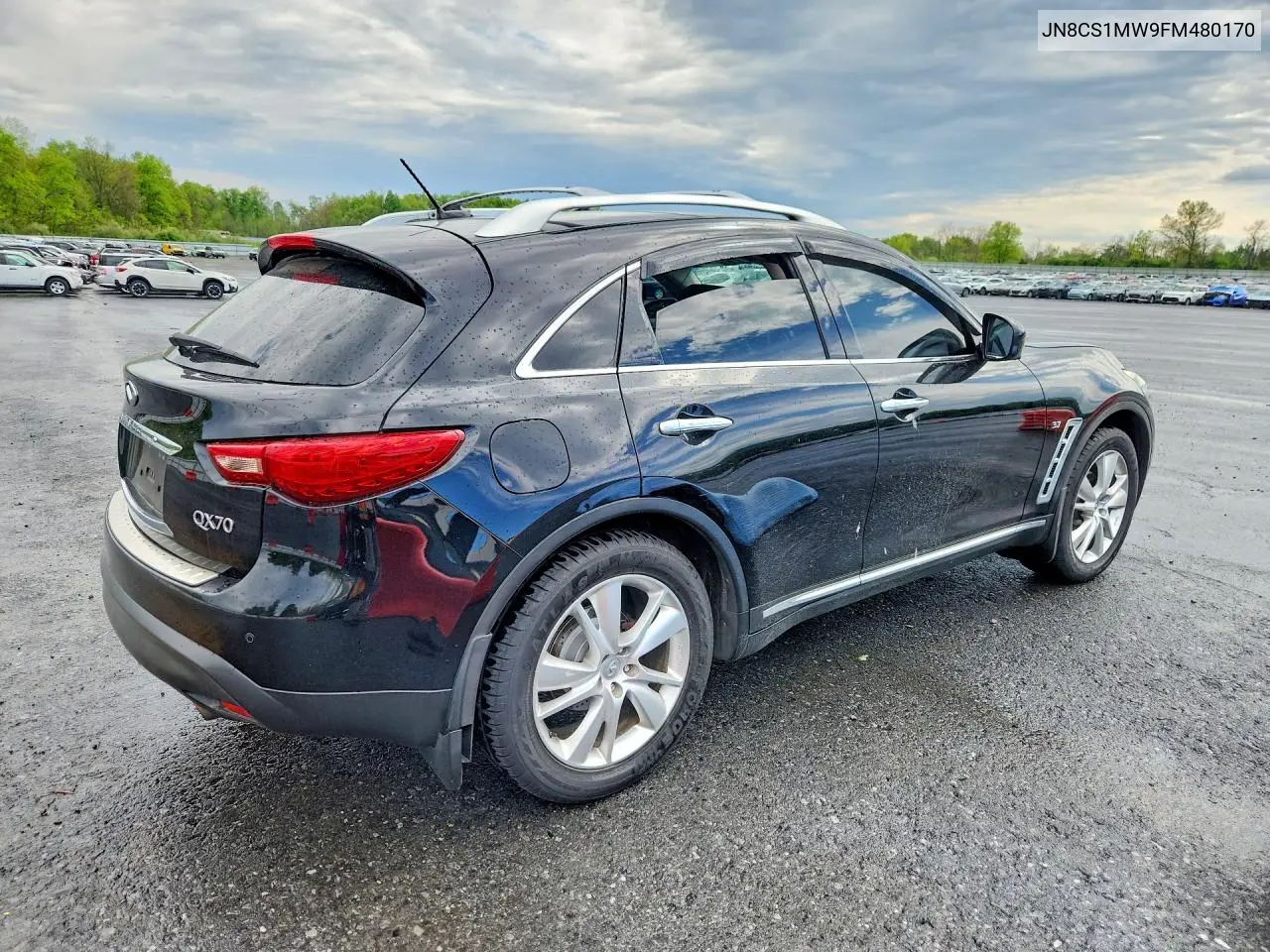 2015 Infiniti Qx70 Base VIN: JN8CS1MW9FM480170 Lot: 53587566