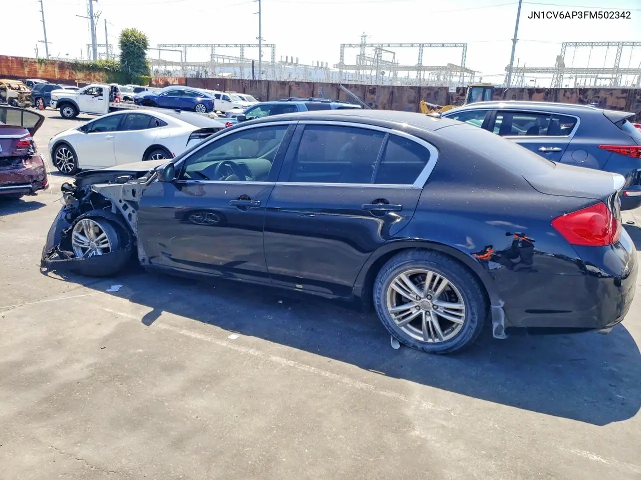 2015 Infiniti Q40 Base VIN: JN1CV6AP3FM502342 Lot: 53810456