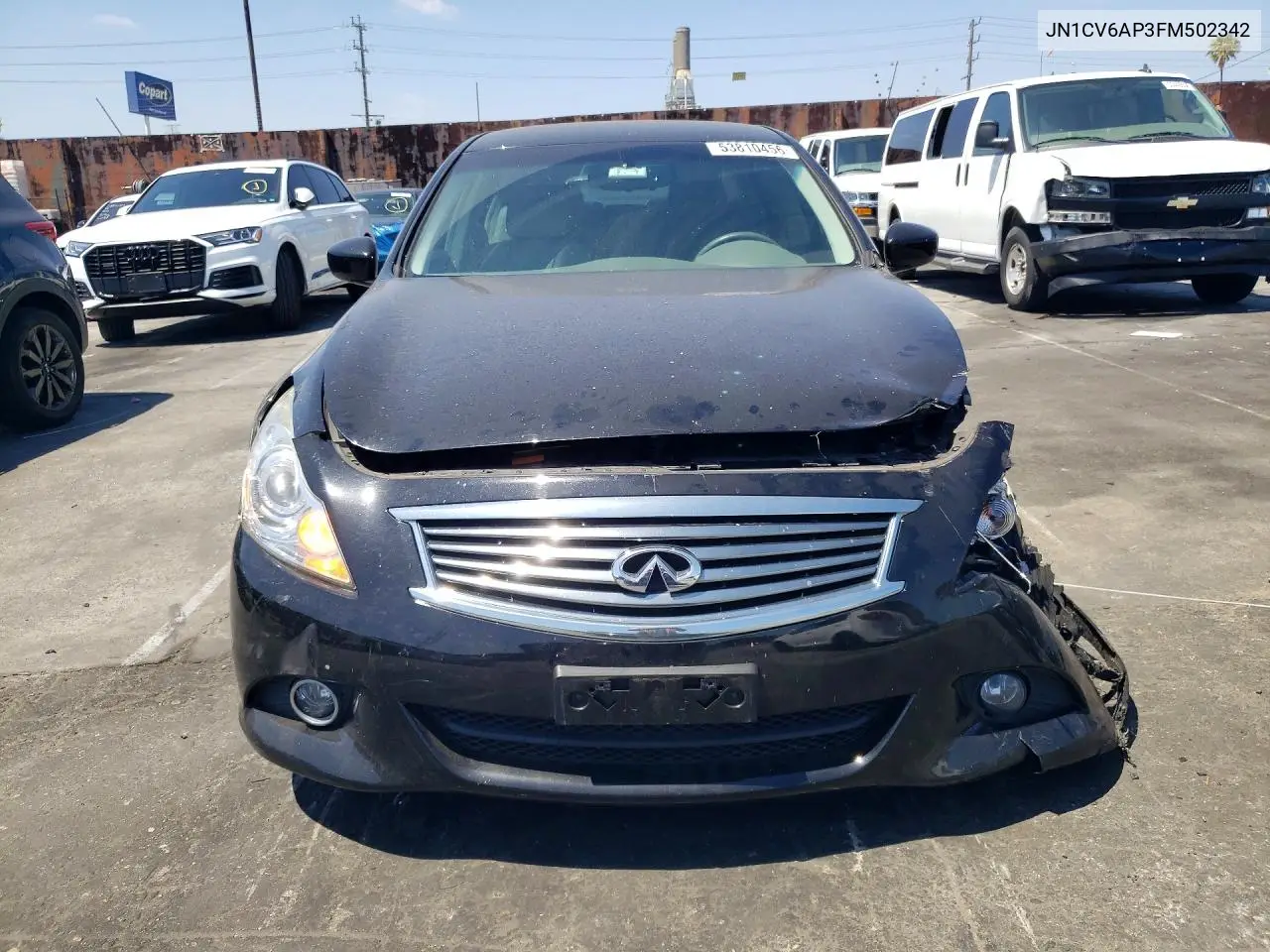 2015 Infiniti Q40 Base VIN: JN1CV6AP3FM502342 Lot: 53810456