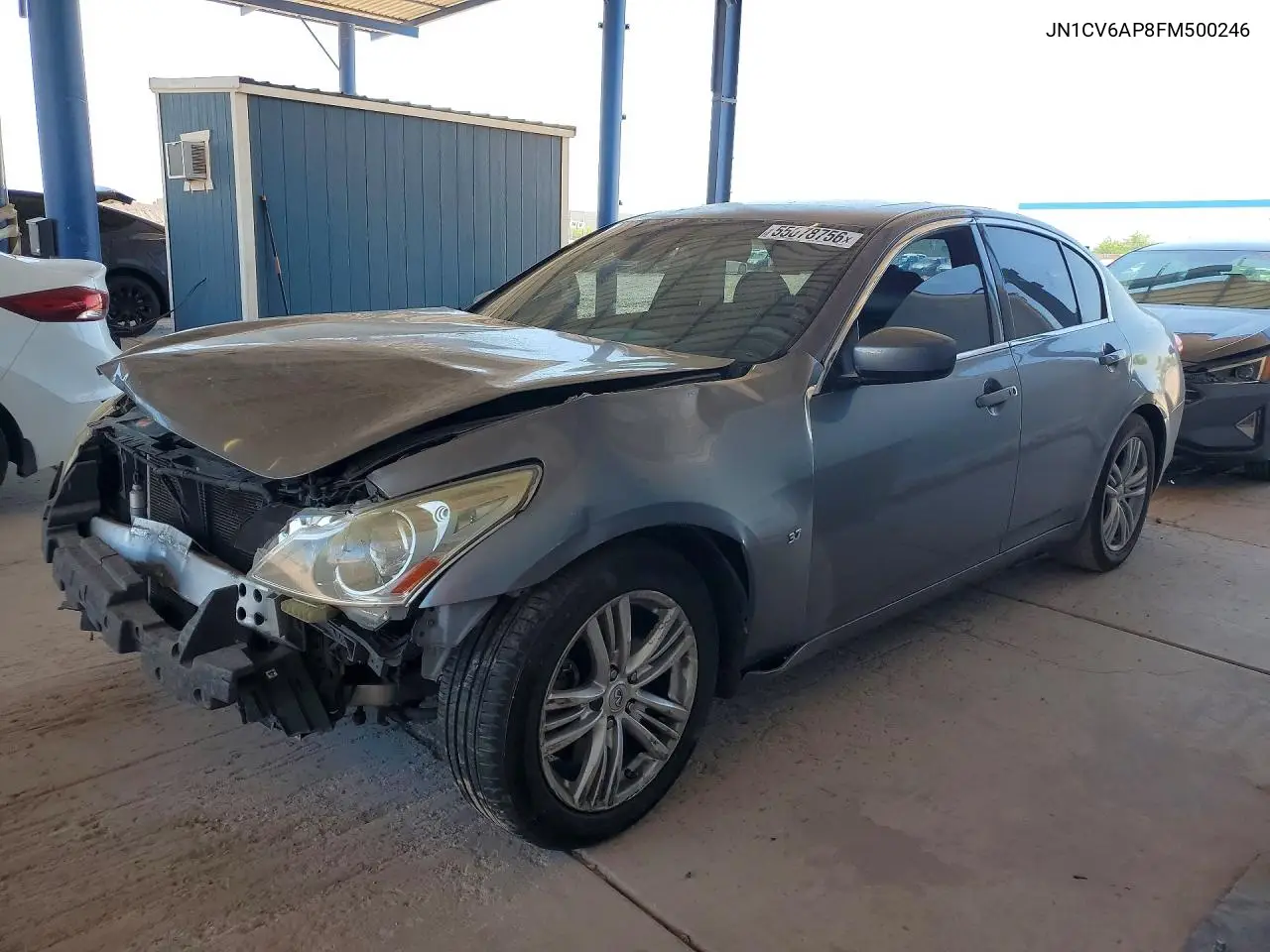 2015 Infiniti Q40 Base VIN: JN1CV6AP8FM500246 Lot: 55078756