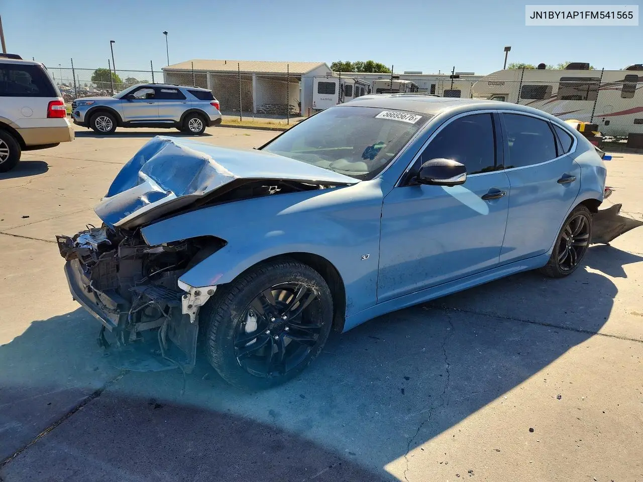 2015 Infiniti Q70 3.7 VIN: JN1BY1AP1FM541565 Lot: 56695676