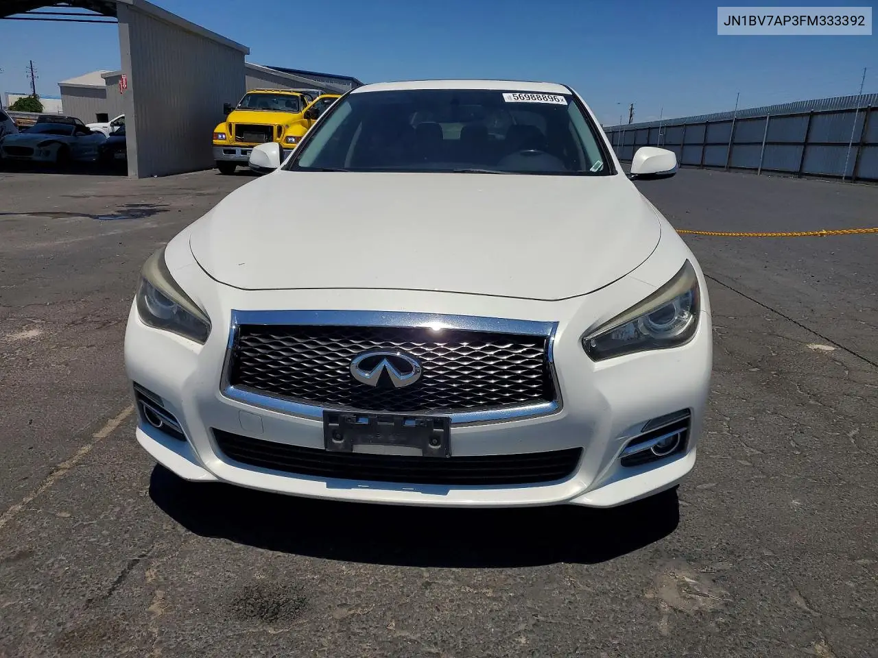 2015 Infiniti Q50 Premium VIN: JN1BV7AP3FM333392 Lot: 56988896