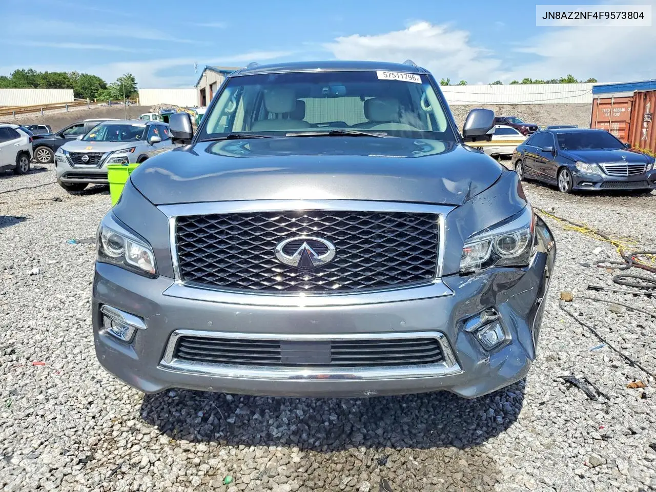 2015 Infiniti Qx80 Base VIN: JN8AZ2NF4F9573804 Lot: 57511796