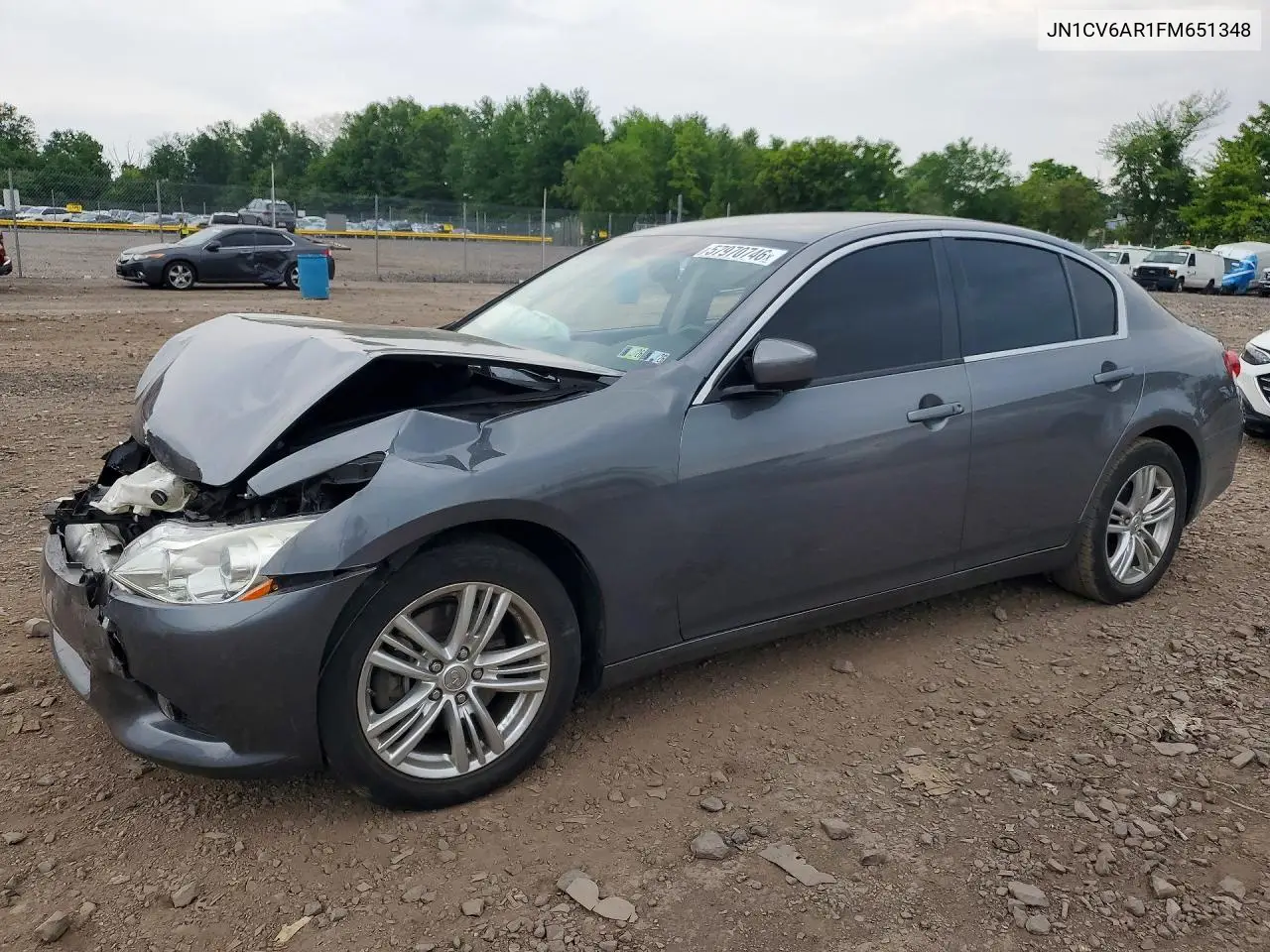 2015 Infiniti Q40 Base VIN: JN1CV6AR1FM651348 Lot: 57970746