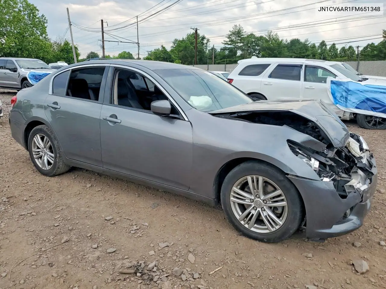 2015 Infiniti Q40 Base VIN: JN1CV6AR1FM651348 Lot: 57970746