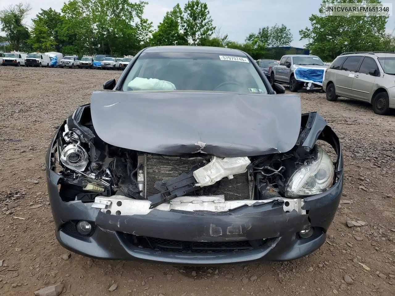 2015 Infiniti Q40 Base VIN: JN1CV6AR1FM651348 Lot: 57970746