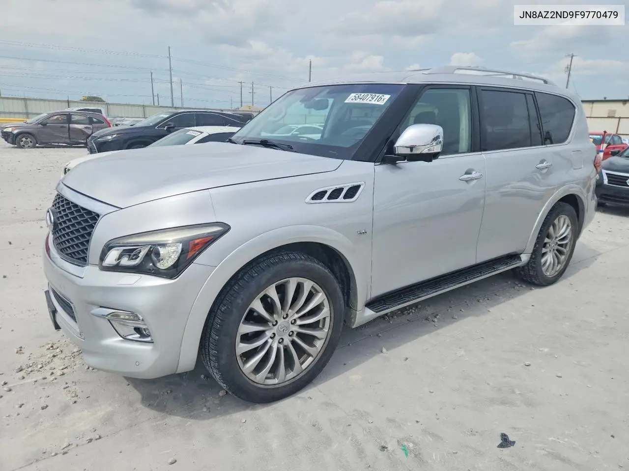 2015 Infiniti Qx80 Base VIN: JN8AZ2ND9F9770479 Lot: 58407916