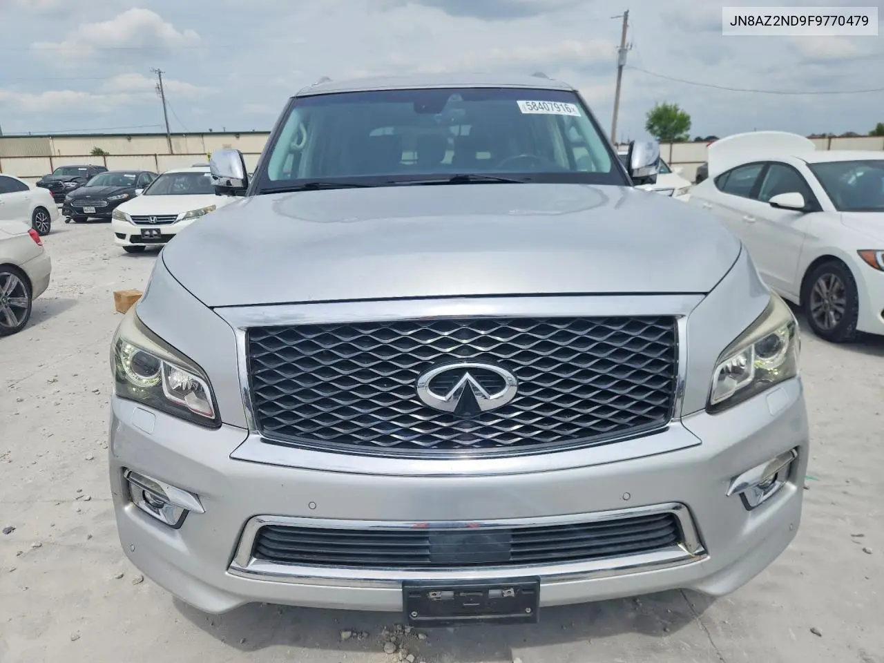 2015 Infiniti Qx80 Base VIN: JN8AZ2ND9F9770479 Lot: 58407916