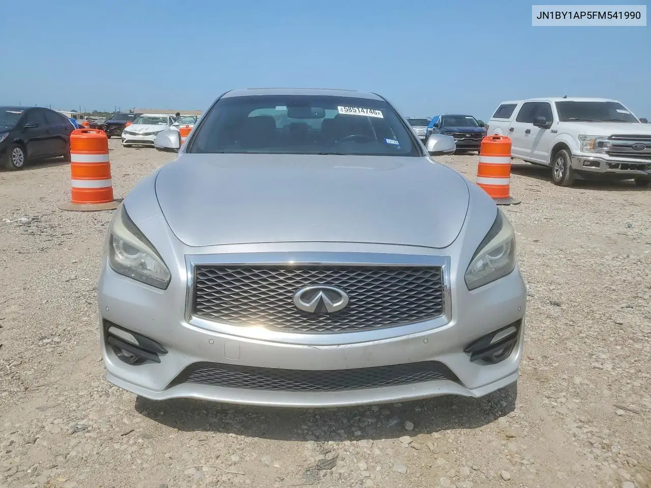 2015 Infi Q70 VIN: JN1BY1AP5FM541990 Lot: 58514746