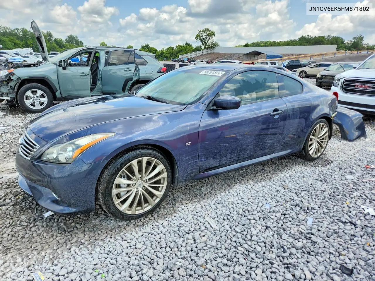 2015 Infiniti Q60 Coupe Journey VIN: JN1CV6EK5FM871802 Lot: 58761826