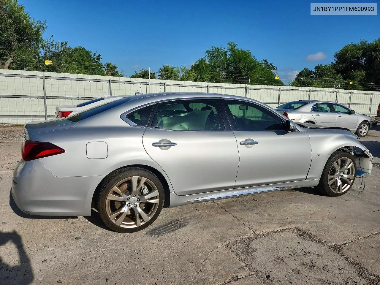 2015 Infiniti Q70L 3.7 VIN: JN1BY1PP1FM600993 Lot: 59948316