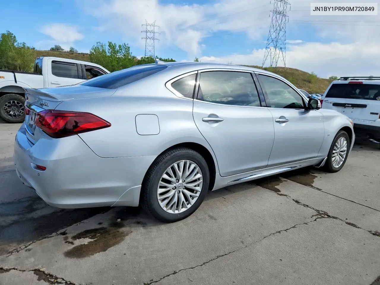 2016 Infiniti Q70L 3.7 VIN: JN1BY1PR9GM720849 Lot: 53281976