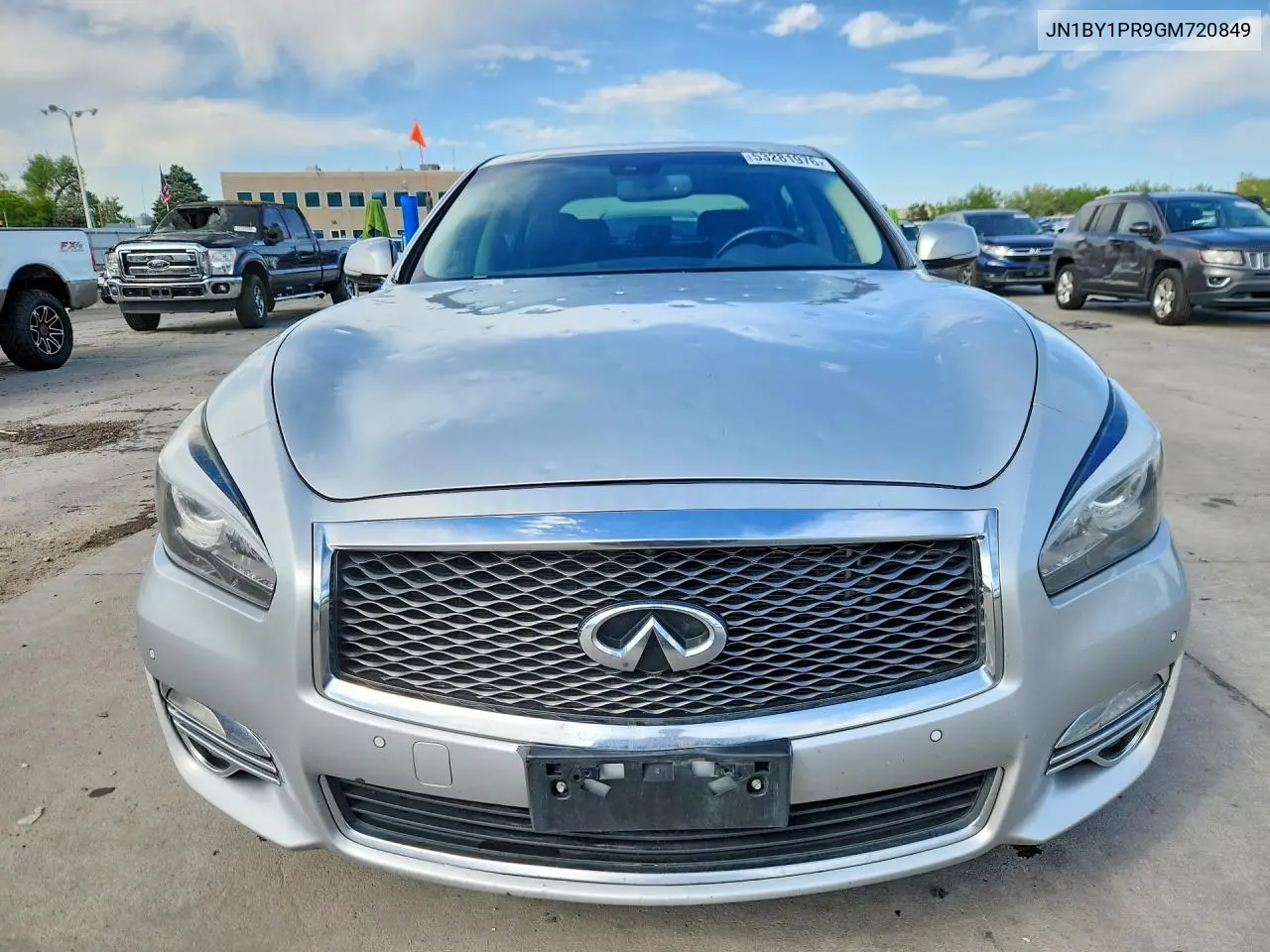 2016 Infiniti Q70L 3.7 VIN: JN1BY1PR9GM720849 Lot: 53281976