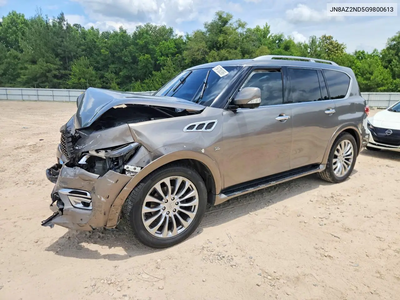 2016 Infiniti Qx80 Base VIN: JN8AZ2ND5G9800613 Lot: 54708396