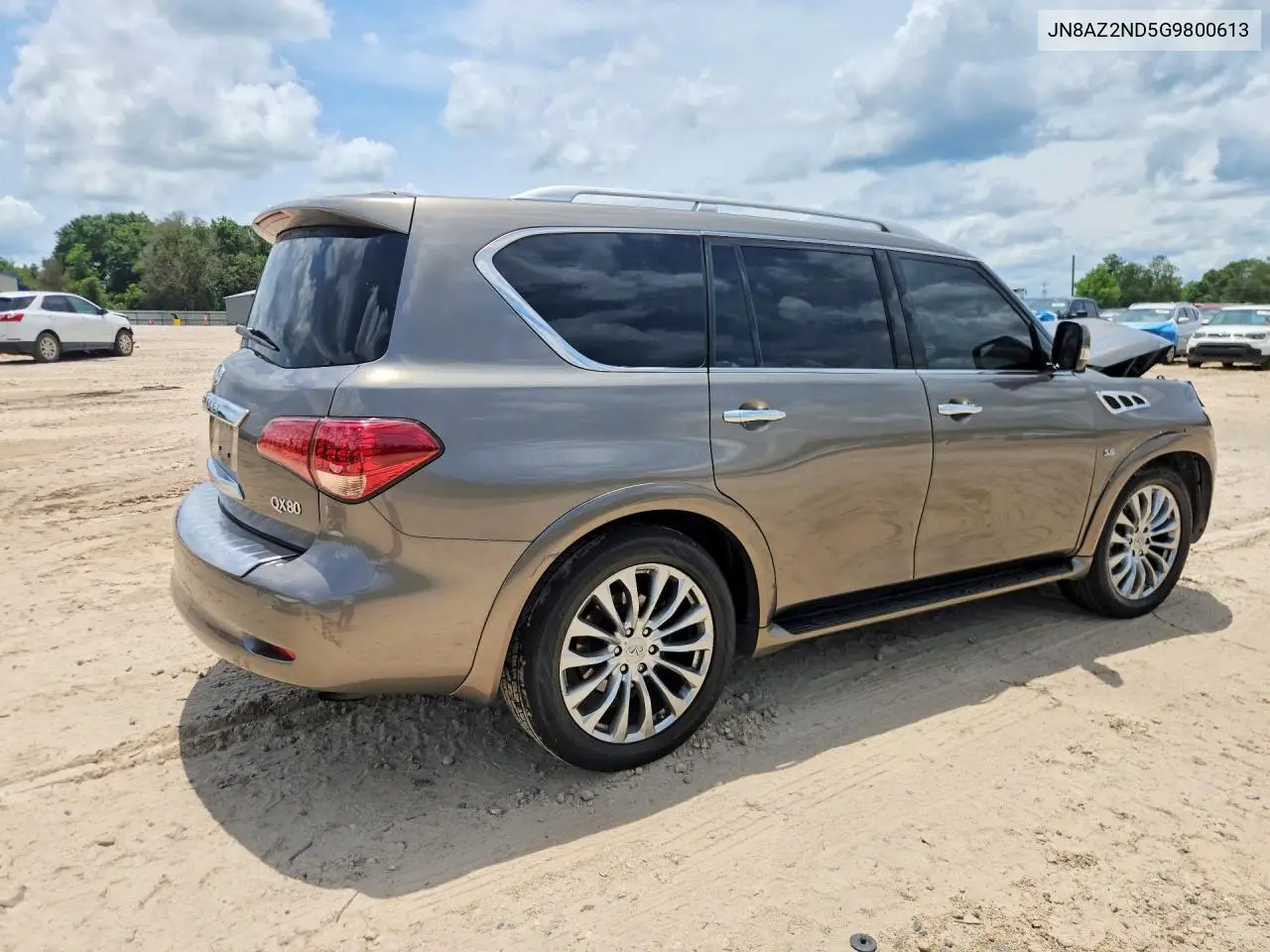 2016 Infiniti Qx80 Base VIN: JN8AZ2ND5G9800613 Lot: 54708396