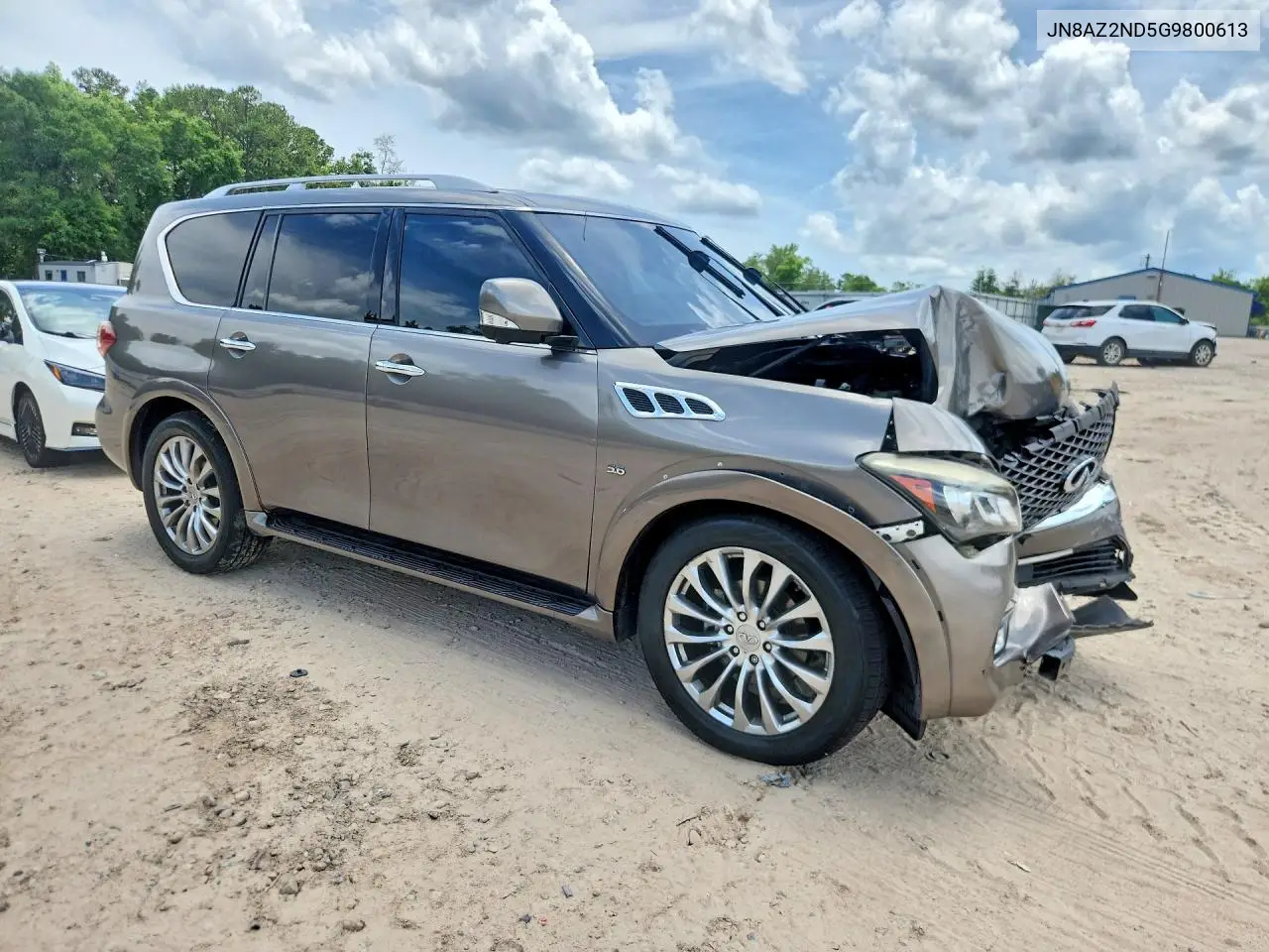 2016 Infiniti Qx80 Base VIN: JN8AZ2ND5G9800613 Lot: 54708396