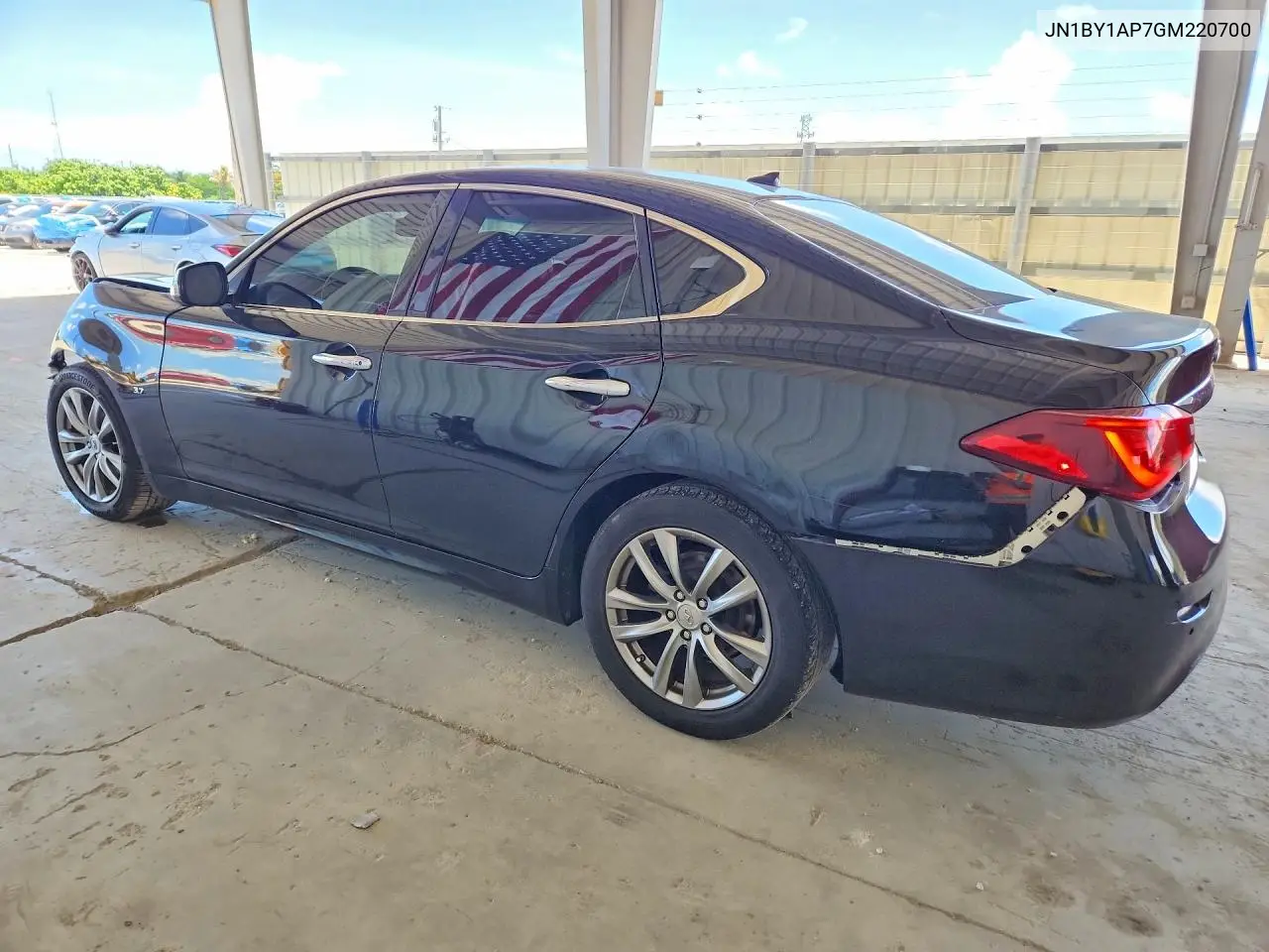 2016 Infiniti Q70 3.7 VIN: JN1BY1AP7GM220700 Lot: 56048836