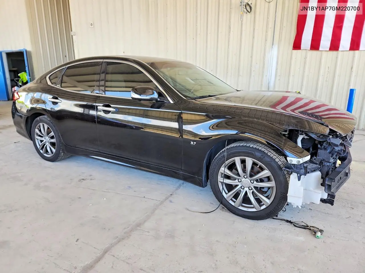 2016 Infiniti Q70 3.7 VIN: JN1BY1AP7GM220700 Lot: 56048836