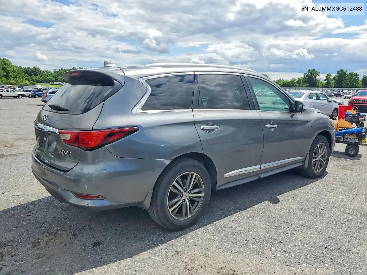 2016 Infiniti Qx60 Base VIN: 5N1AL0MMXGC512488 Lot: 56980526