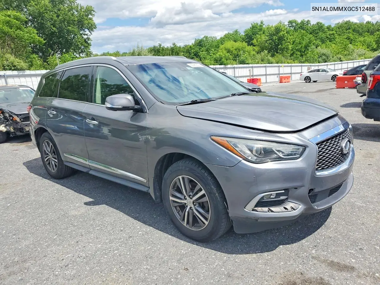 2016 Infiniti Qx60 Base VIN: 5N1AL0MMXGC512488 Lot: 56980526