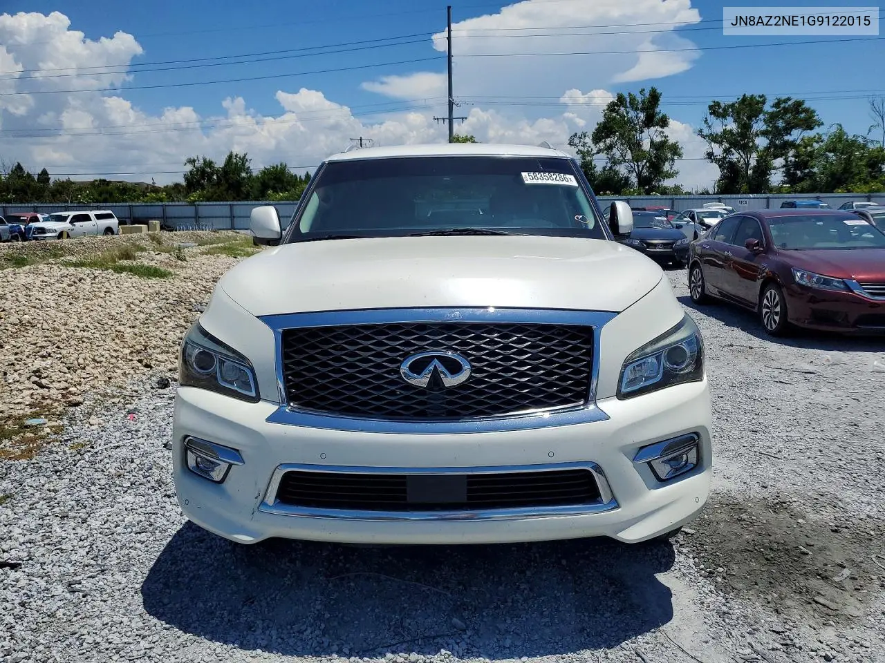 2016 Infiniti Qx80 Base VIN: JN8AZ2NE1G9122015 Lot: 58358286