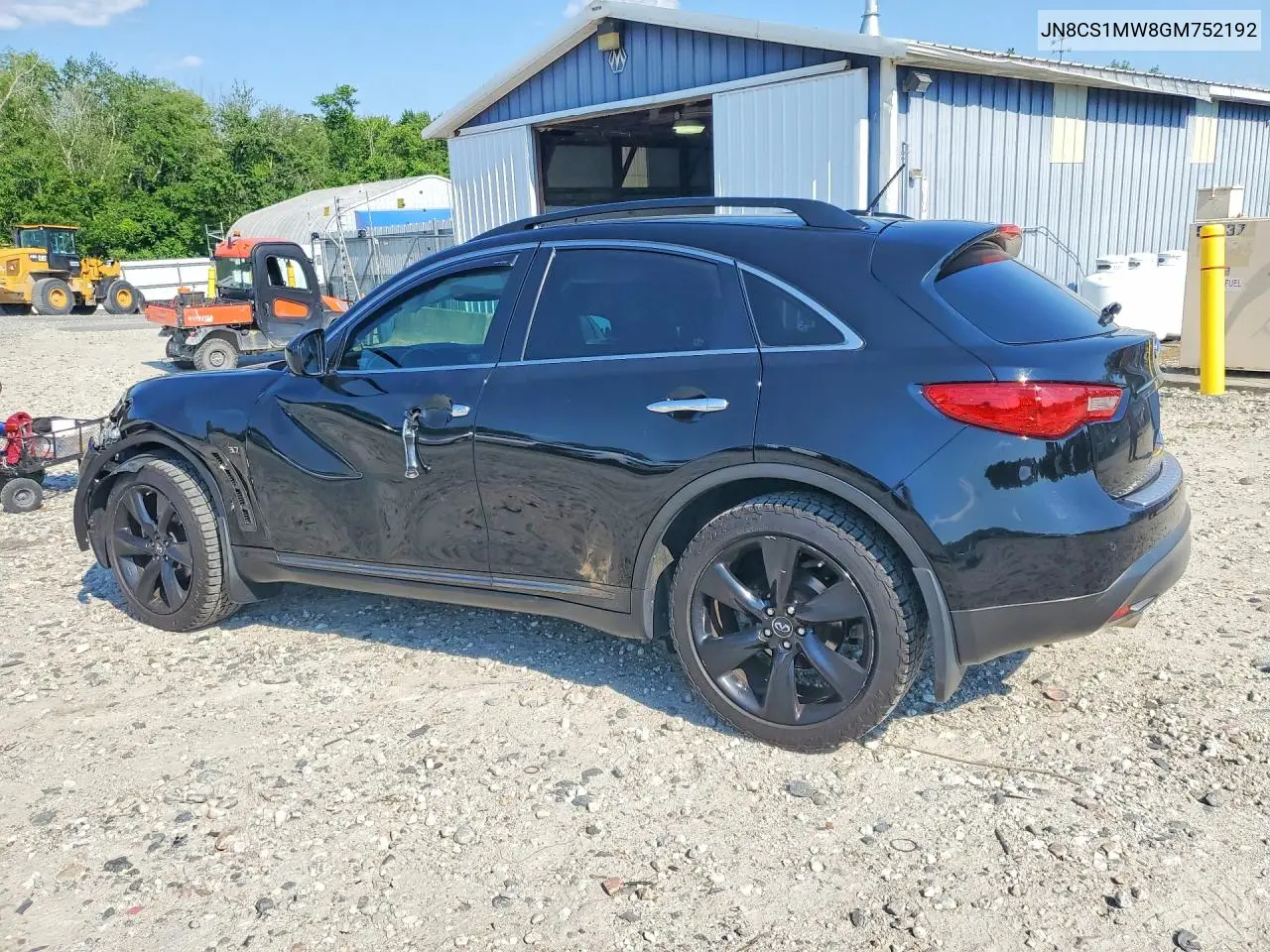 2016 Infiniti Qx70 Base VIN: JN8CS1MW8GM752192 Lot: 59221026