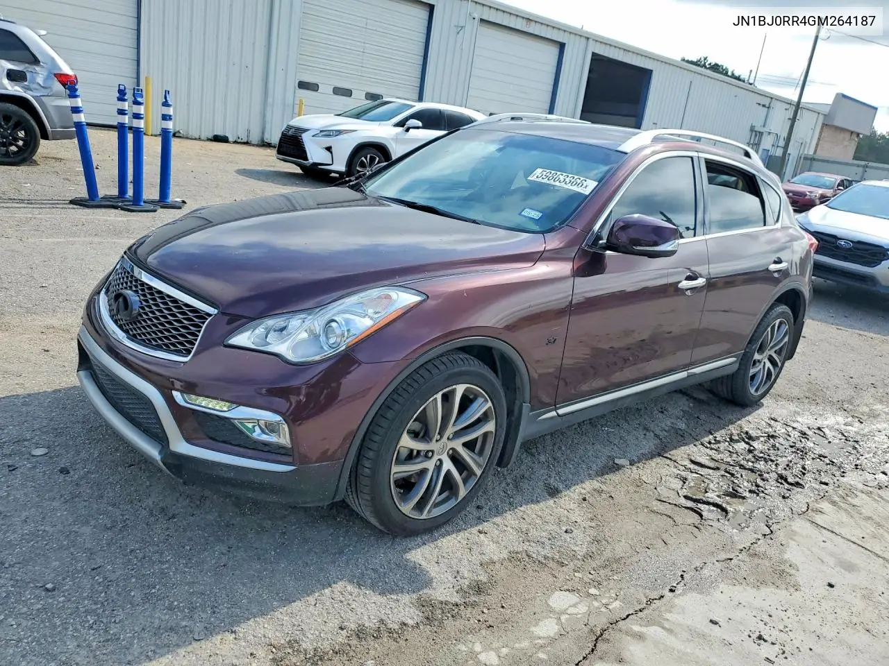 2016 Infiniti Qx50 Base VIN: JN1BJ0RR4GM264187 Lot: 59863366