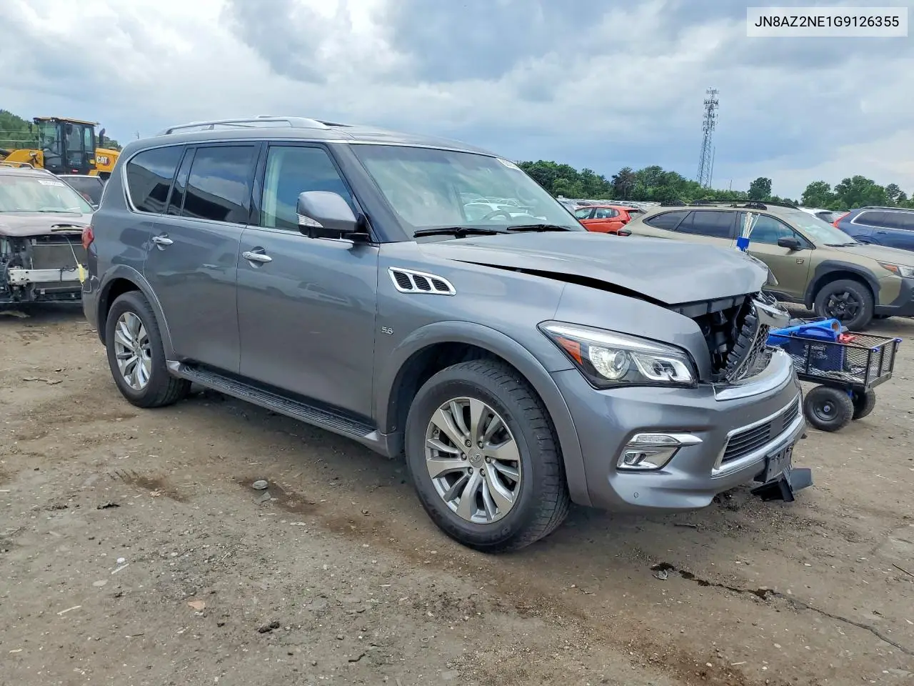 2016 Infiniti Qx80 Base VIN: JN8AZ2NE1G9126355 Lot: 60039336