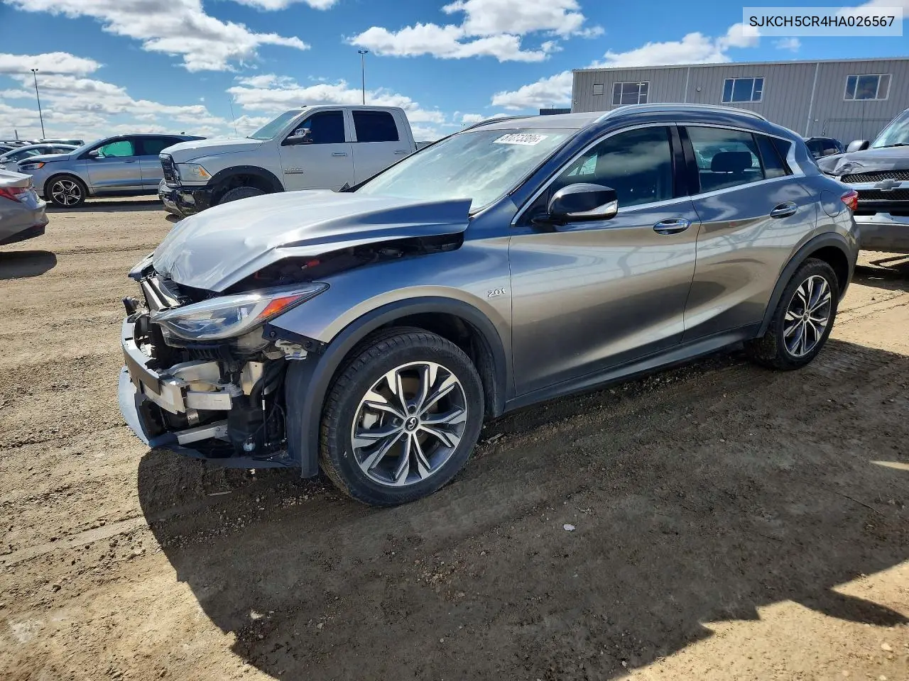2017 Infiniti Qx30 Luxury VIN: SJKCH5CR4HA026567 Lot: 51873386