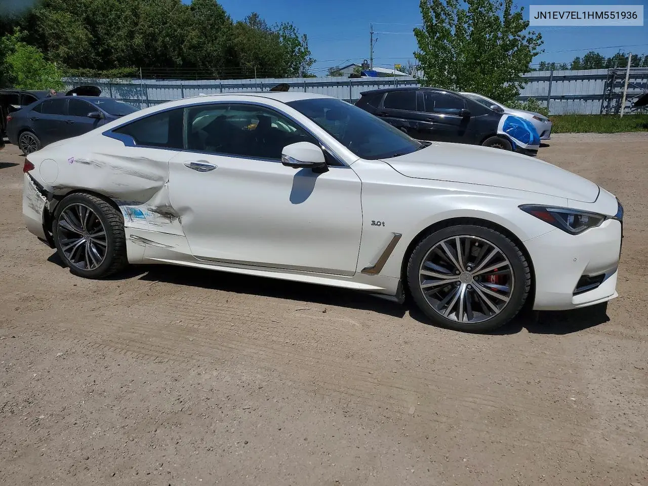2017 Infiniti Q60 3.0T Premium VIN: JN1EV7EL1HM551936 Lot: 51921436