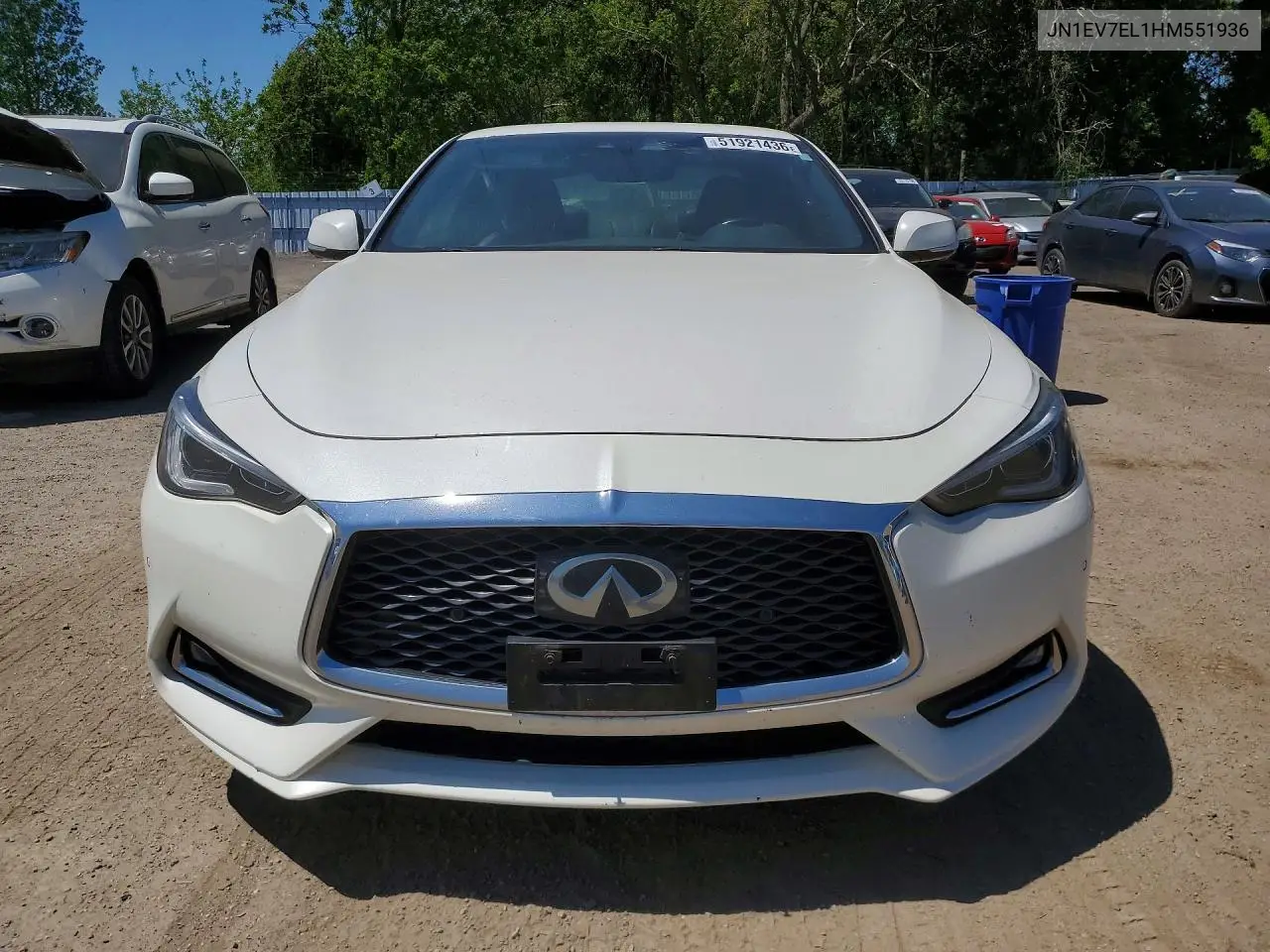 2017 Infiniti Q60 3.0T Premium VIN: JN1EV7EL1HM551936 Lot: 51921436