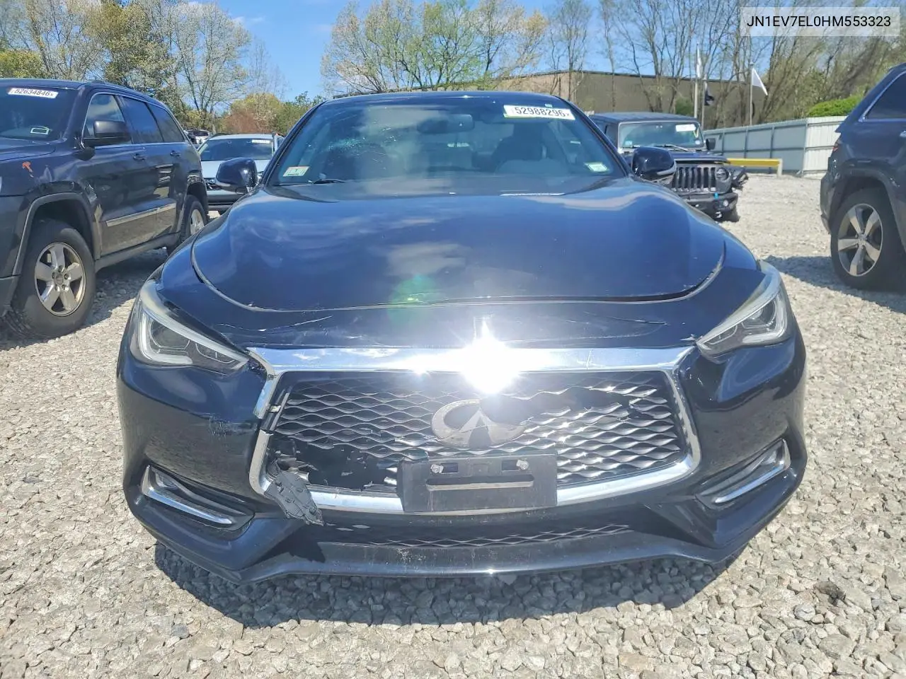 2017 Infiniti Q60 3.0T Premium VIN: JN1EV7EL0HM553323 Lot: 52988296