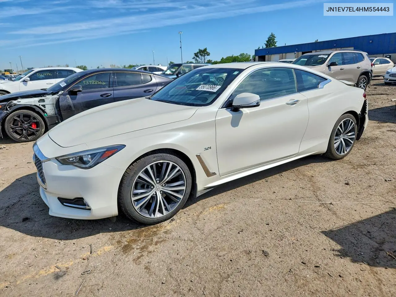 2017 Infiniti Q60 3.0T Premium VIN: JN1EV7EL4HM554443 Lot: 55070966