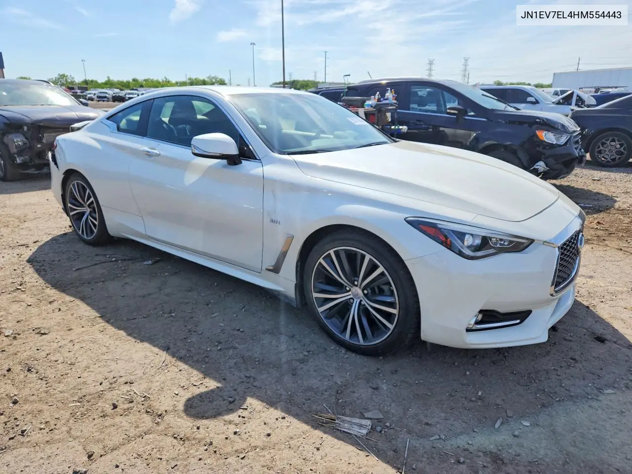 2017 Infiniti Q60 3.0T Premium VIN: JN1EV7EL4HM554443 Lot: 55070966