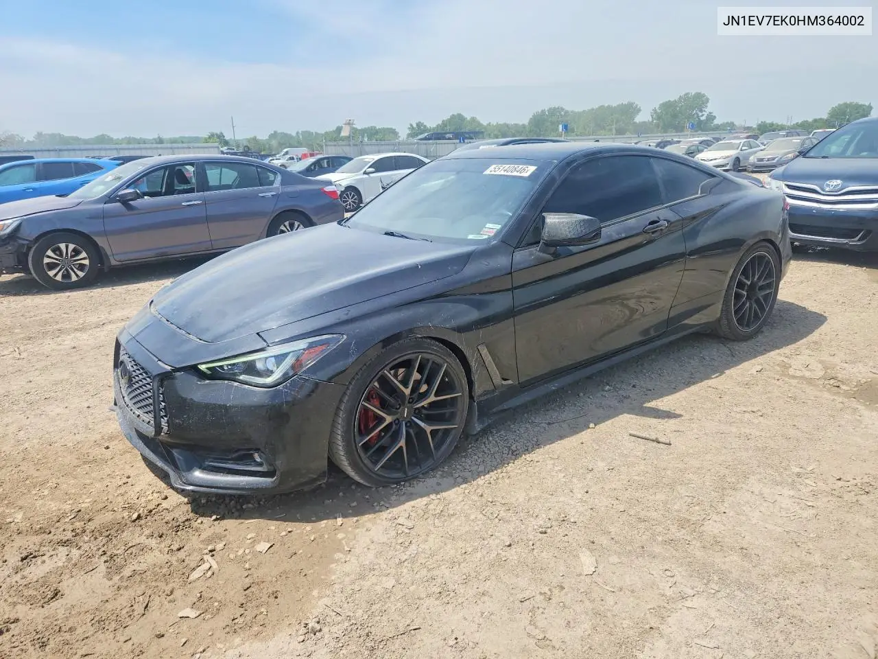 2017 Infiniti Q60 3.0T Premium VIN: JN1EV7EK0HM364002 Lot: 55140846