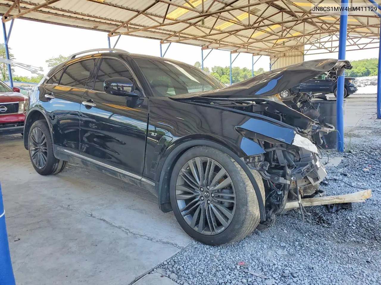 2017 Infiniti Qx70 Base VIN: JN8CS1MW4HM411129 Lot: 56427516
