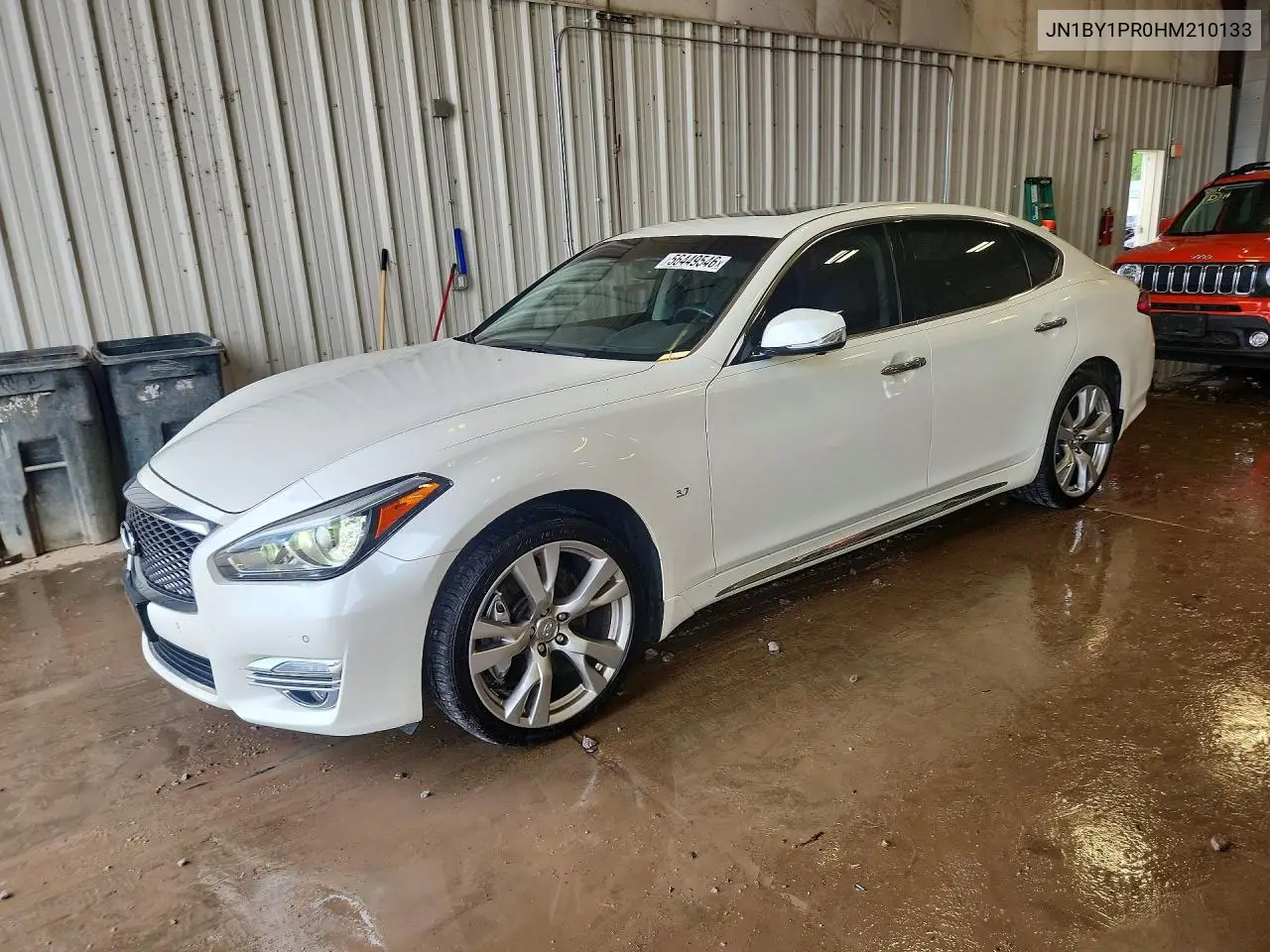2017 Infiniti Q70L 3.7 VIN: JN1BY1PR0HM210133 Lot: 56449546