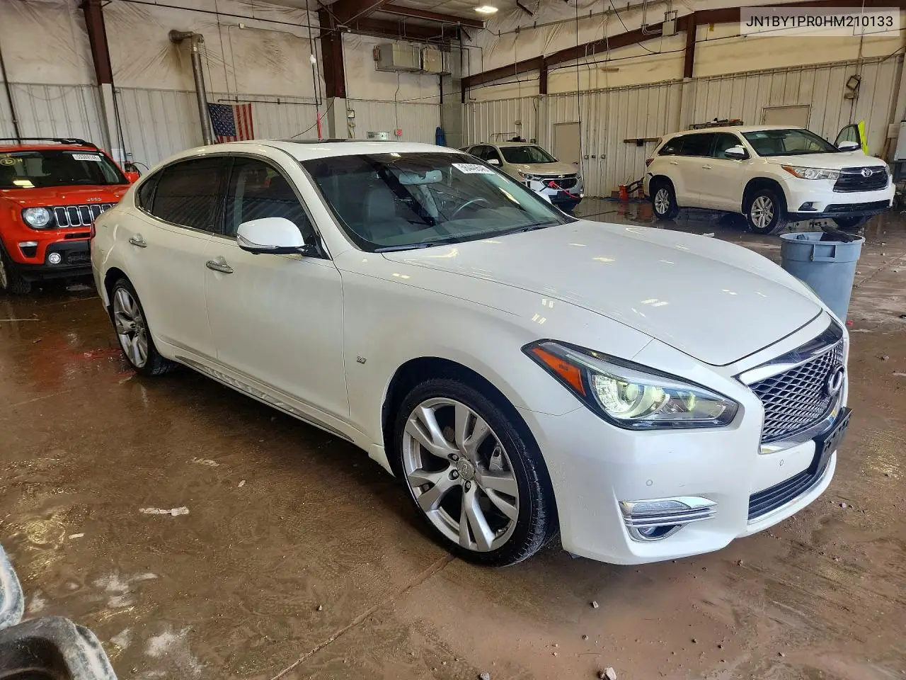 2017 Infiniti Q70L 3.7 VIN: JN1BY1PR0HM210133 Lot: 56449546