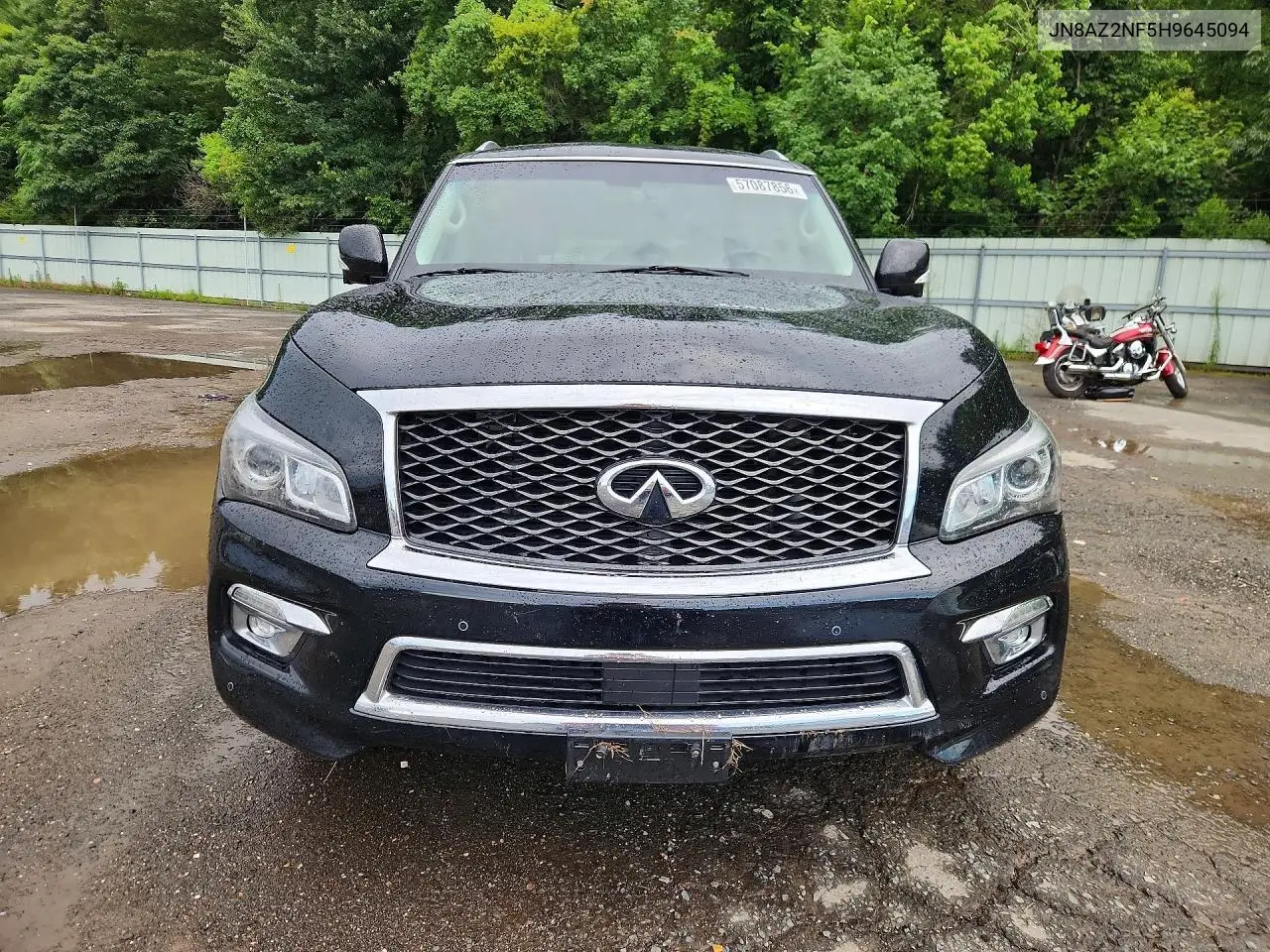 2017 Infiniti Qx80 Base VIN: JN8AZ2NF5H9645094 Lot: 57087856