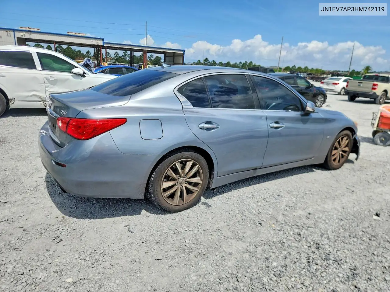 2017 Infiniti Q50 3.0T Premium VIN: JN1EV7AP3HM742119 Lot: 57568026