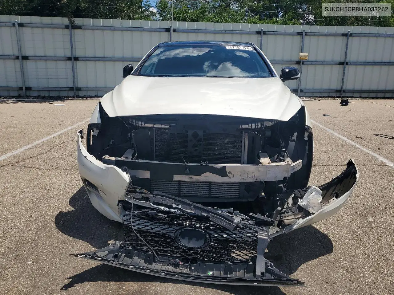 2017 Infiniti Qx30 Base VIN: SJKCH5CP8HA033262 Lot: 57787126